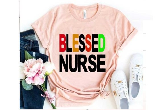 Blessed Nurse Graphics for T-Shirt Designs