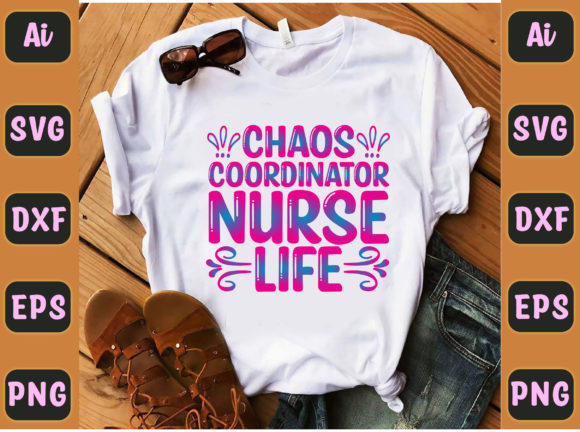 Chaos Coordinator Graphics for T-Shirt Designs