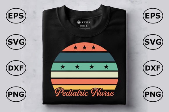 Pediatric Nurse Graphics for T-Shirt Designs