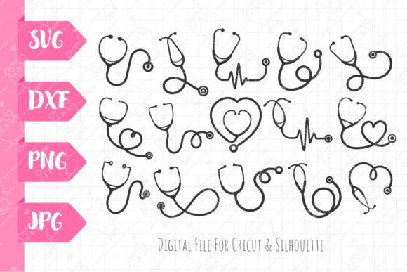 Stethoscope SVG: Graphics for Crafts & Branding