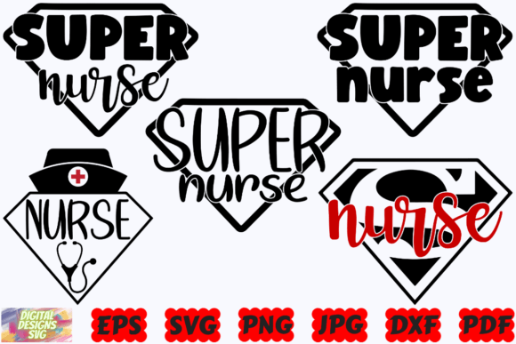 Super Nurse SVG: Graphics for Crafts