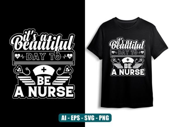 Trendy Nurse Graphics for Print Templates